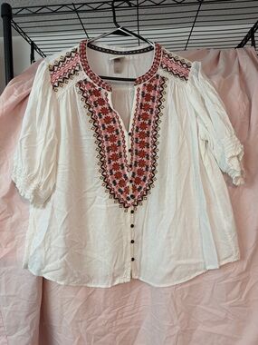 Cool top for summer by Knox rose size large.